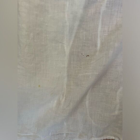 Eileen Fisher Top Women’s Organic Handkerchief Linen V Neck Wrap White Small P - Picture 10 of 13